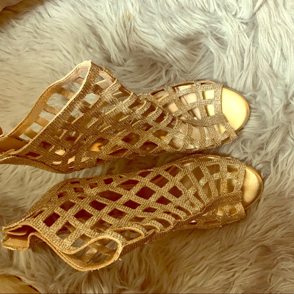 Golden heels